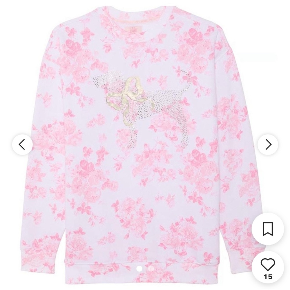 Love Shack Fancy X Pink Collab Crewneck